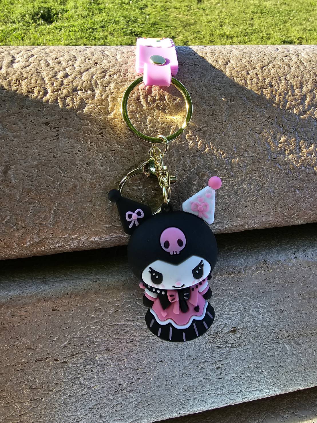 Cute Japanese Character Keychain w/Strap